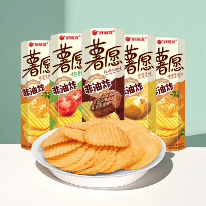 好丽友红酒牛排味膨化食品