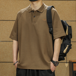 新款 POLO衫 男2025夏季 T恤上衣 简约百搭男士 经典 美式 300g重磅短袖