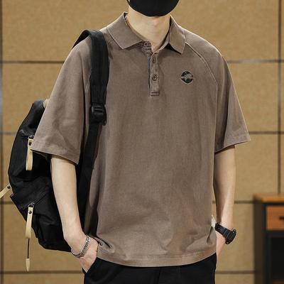 300重磅水洗纯棉POLO衫短袖T恤