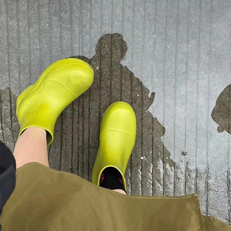 极速雨鞋女款202n5新款时尚外穿阿希哥同款网红厚底日式雨靴防滑