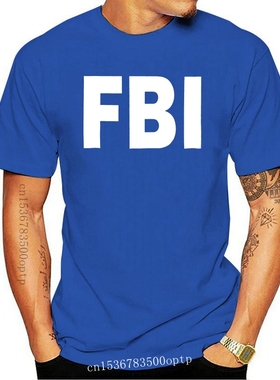 极速New Herren T-Shirqt FBI Fun-Shirt Faschings t shirt Men