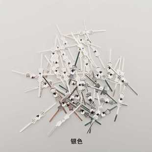 极速水晶灯饰配件大全挂钩客厅吊灯吊坠全铜挂Q针长条挂玻璃球的