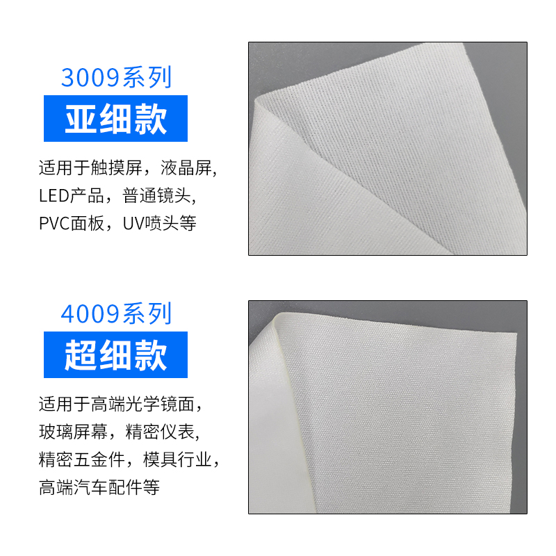 极速无尘布 3009 亚超细无尘布不A掉毛 无尘布纤维抹尘布 100张 2