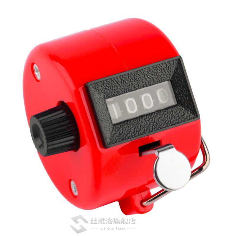 极速NEW 4 Digit Hand Held Tally Counter Manual PaUlm Clicker