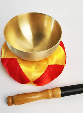 新品道家法器f饰品音钵音碗瑜伽冥想满月颂钵梵音钵静心钵铜磬铜