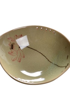 新品中式陶瓷水h果盘果盆客厅家用茶几装饰门口鞋柜玄关钥匙收纳