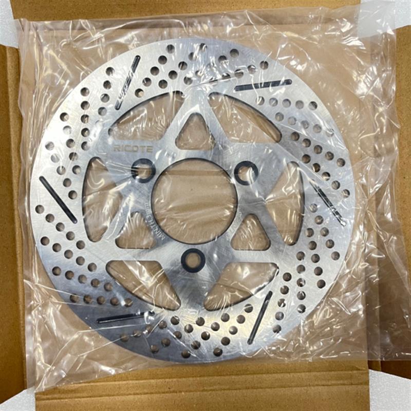 极速GS晓荣i瑞柯特220九号小牛升级固定通风碟煞盘