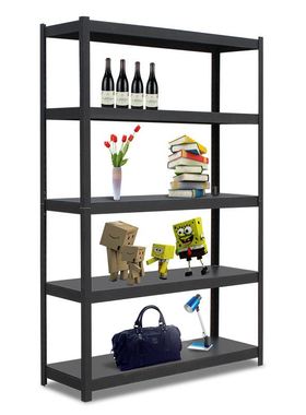 极速黑色家用货架仓储仓库货x架置物架厨房花店书房卧室展示架置