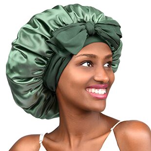 极速YANIBEST Satin Bonnet Silk Bonnet for Sleeping DoYuble L