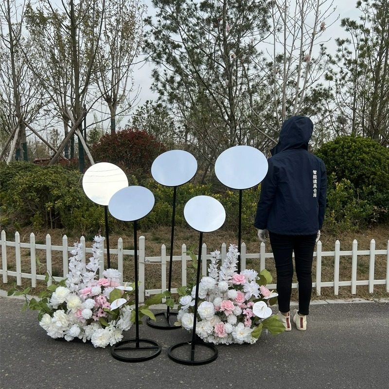 极速婚庆铁艺幻境圆形镜面场景路引伸缩架子拍照布置摆.件道具婚,节庆用品/礼品,路引,淘宝优惠券,粉丝福利购,淘宝优惠卷