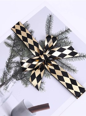 极速Elabstic Festival Bows Ribbons in 6 Styles Chirstmas