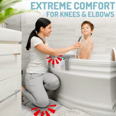 极速Baby Bath Kneeler & Elbow Rest Pad Set  Baby BUath Elbow