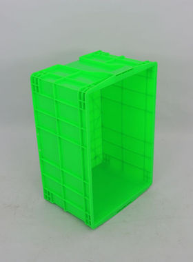 极速塑胶周转箱575-300蓝色x塑料中转框不带盖理箱收购箱定制610*