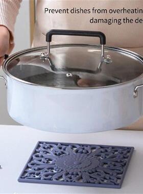 极速3Pcs Cup Pad Cup Mat Table MaGt Hollow Floral Pattern