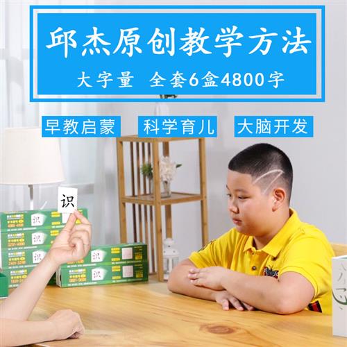 新品小学生宝宝汉字认字卡全套基础识字邱L杰无图识字卡婴幼儿童图片