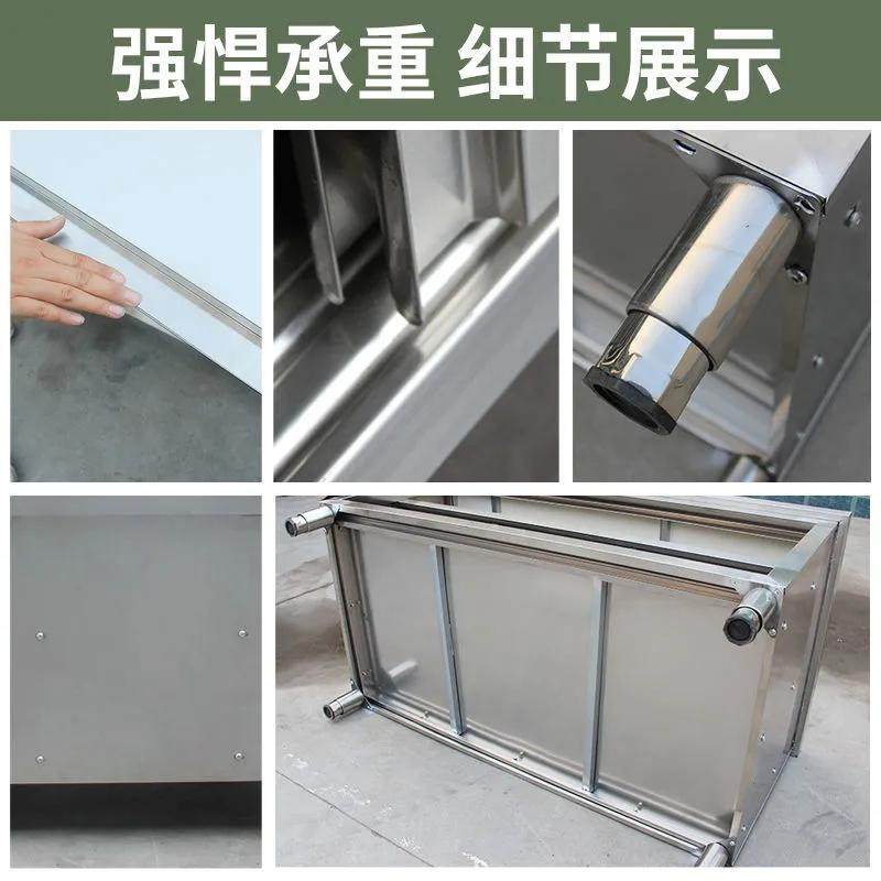 极速304不锈钢工作台商用厨房操作台面整L体橱柜带拉门厨房柜厨房,居家布艺,入户地垫,淘宝优惠券,粉丝福利购,淘宝优惠卷