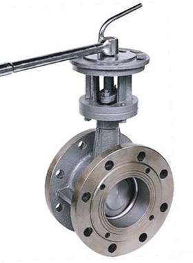 极速D4a3H-16P 304手动法兰硬密封蝶阀DN80 DN100 DN125不锈钢蝶