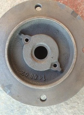 极速电机前端盖前凸缘电机马达配件AEVFF3 1.5ZKW 立式