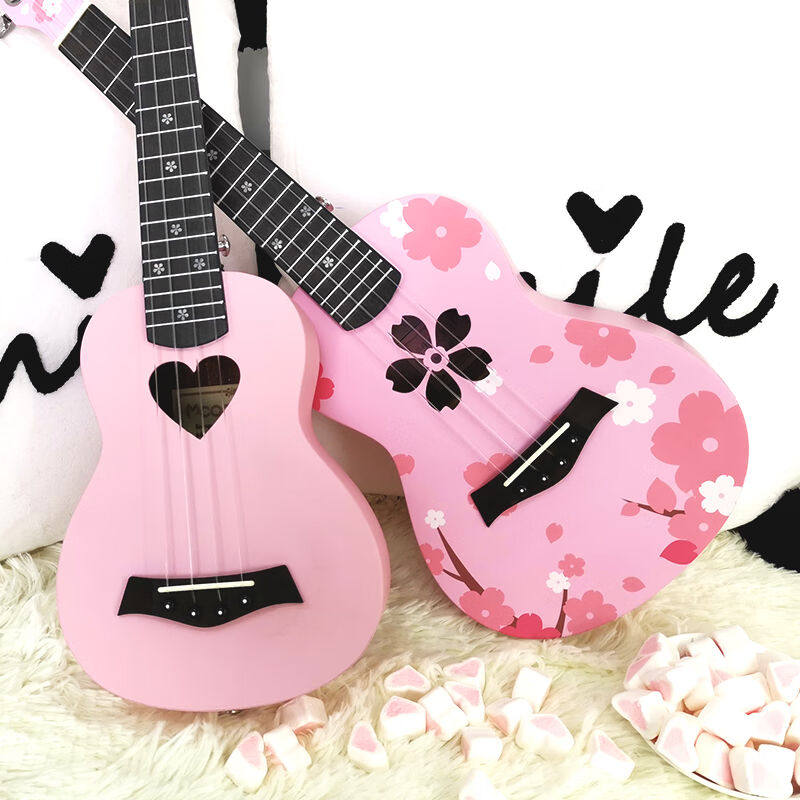 极速尤克里里女初学者级高颜值女生款23寸2L1入门儿童小吉他定制