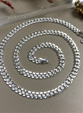 美芙仁银项链男女情侣款99