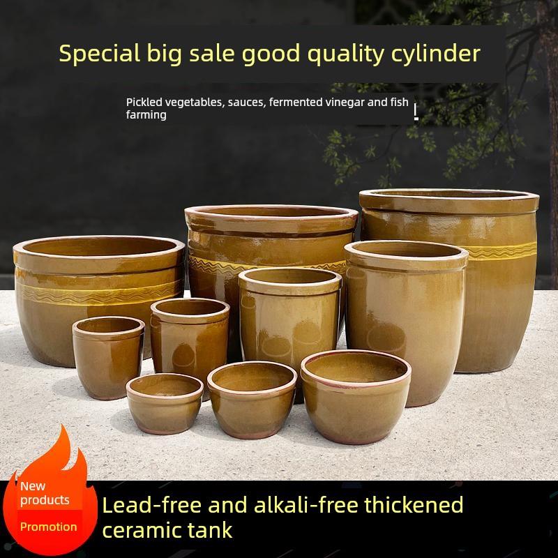 腌菜缸家用储水老式水缸咸菜酸菜缸酿酒发酵缸酱缸造景养鱼荷花缸