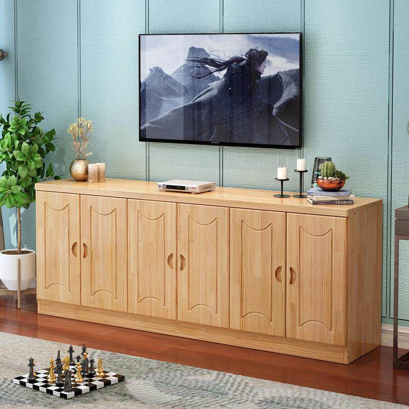 实木电视柜小户型松木柜子收纳柜简约现代多功能客厅餐柜卧室柜