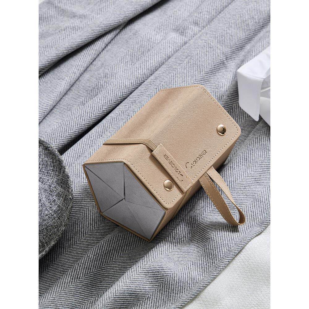 高档磁吸眼镜收纳盒多格太阳镜盒女款折叠高级感眼镜盒眼镜盒眼镜