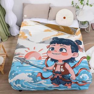 150x200多层纱布泡芙被柔软透气亲肤幼儿园亲肤薄款 夏凉被