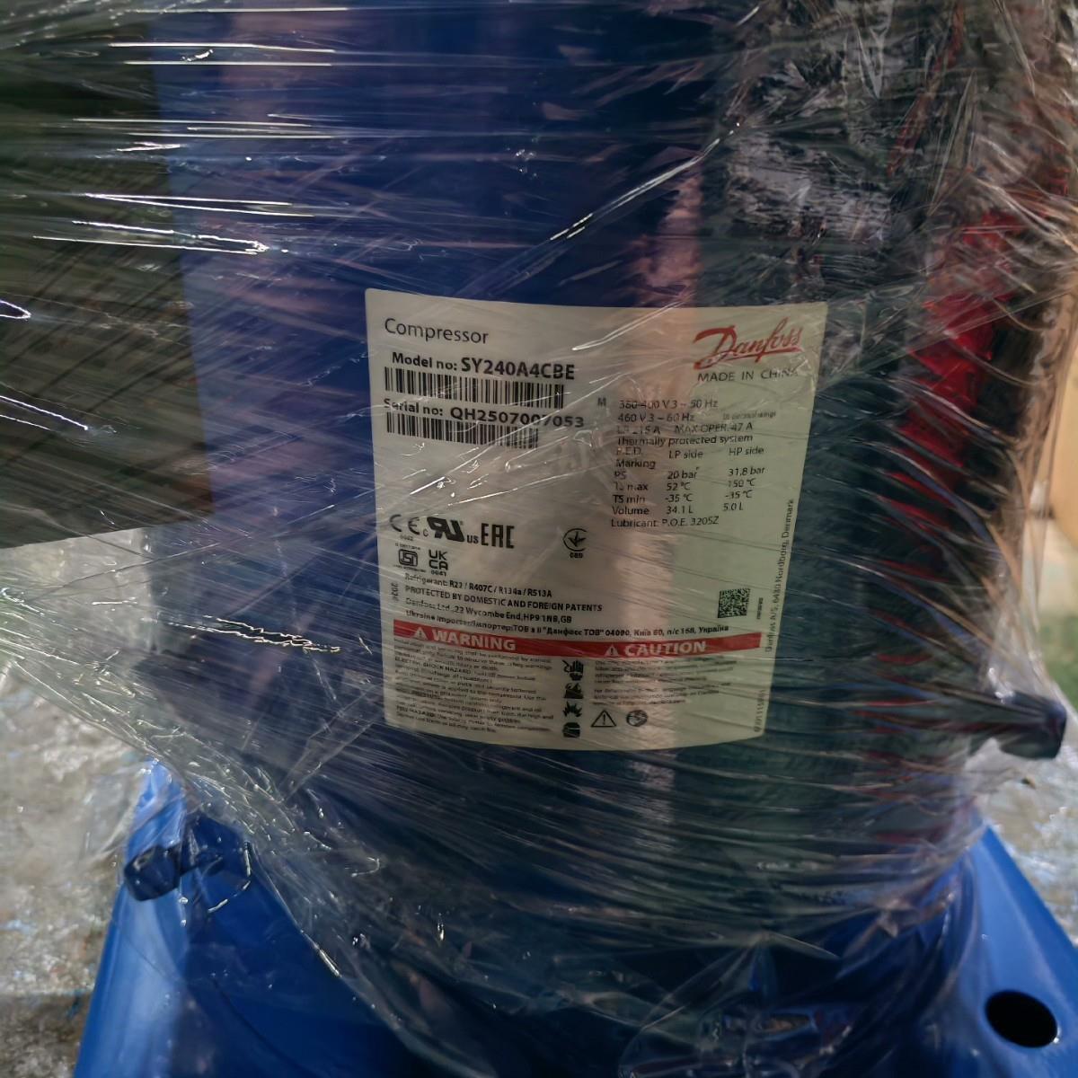 丹佛斯百福马SY240A4CBE制冷压缩机SY240A4ABBSY240A4PBE空调制冷