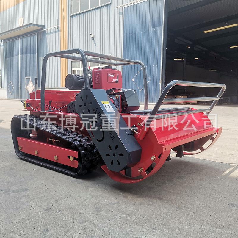 履带式柴油割草机多功能全地形杂草芦苇修剪机园林开荒割灌机