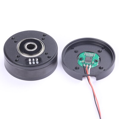 海泰HT3505无刷电机编码器电机中心孔磁环过线云台吊舱带AS5048A