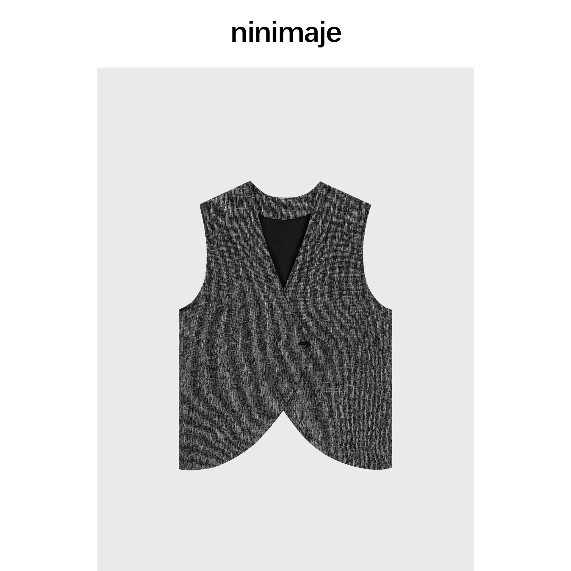 简约风新品马甲女洋气时髦通勤