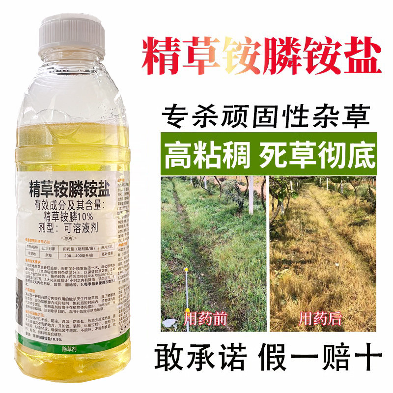 精草铵磷盐荒地专用甘膦正