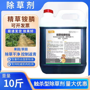 精草铵膦铵盐正品高含量除草剂杀草烂根剂果园杂草专用草胺磷农药