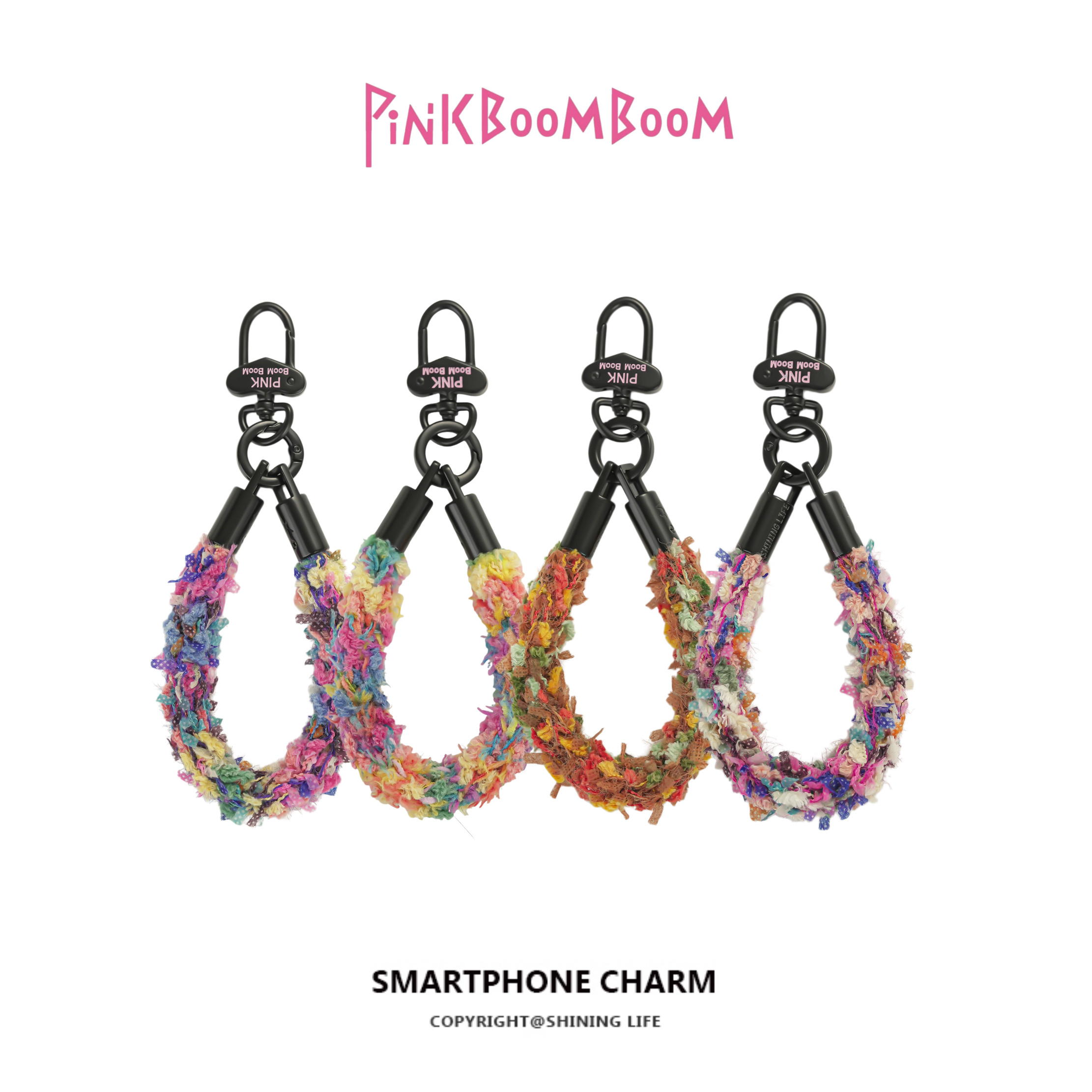 PINKBOOM品牌原创洋咪绒手机挂绳小众轻奢挂链女款钥匙扣链时