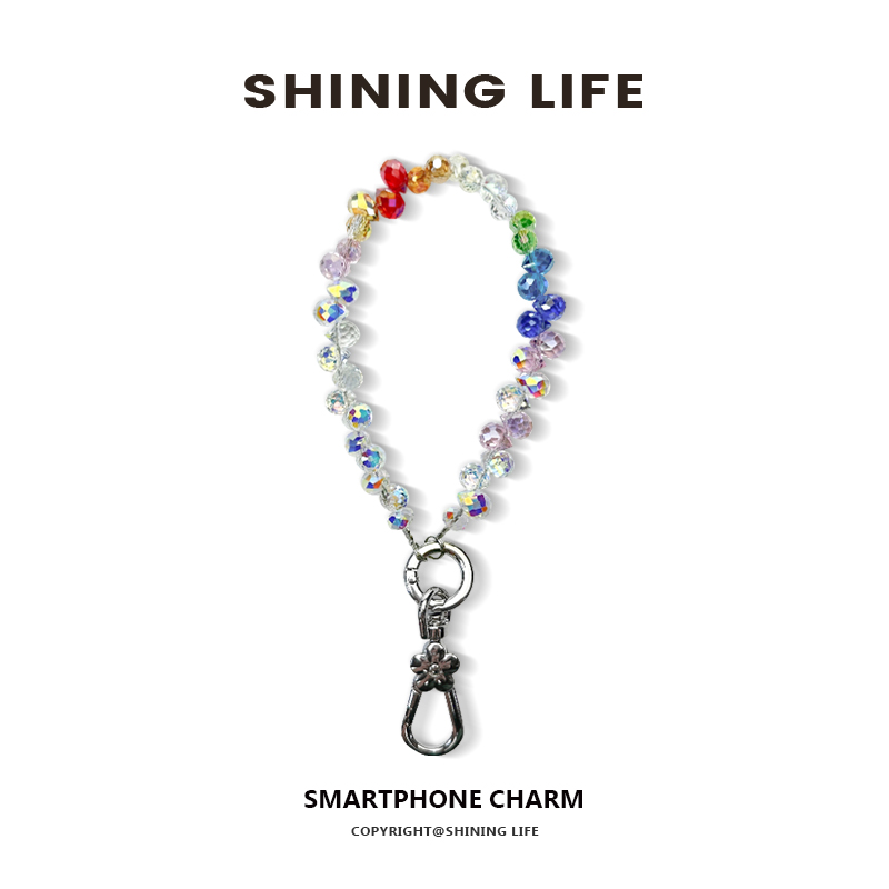 SHININGLIFE水晶钥匙扣手机挂绳