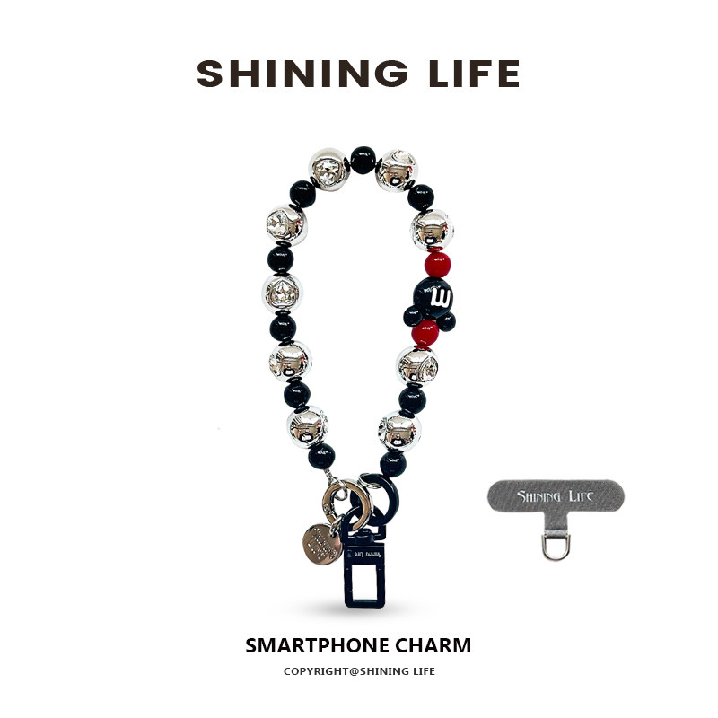 SHINING LIFE咪咪呀手机链原创小众手腕式挂绳钥匙扣链条高级感手机壳防丢短款轻奢挂饰独特超好看女生款配饰,3C数码配件,手机挂件/手机链,淘宝优惠券,粉丝福利购,淘宝优惠卷