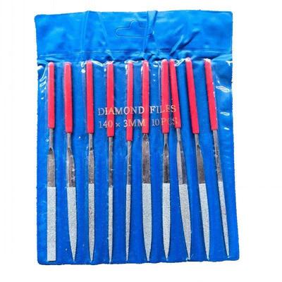 德国日本进口技术金刚石锉刀10支什锦套装3*140/4*160/5*180合金
