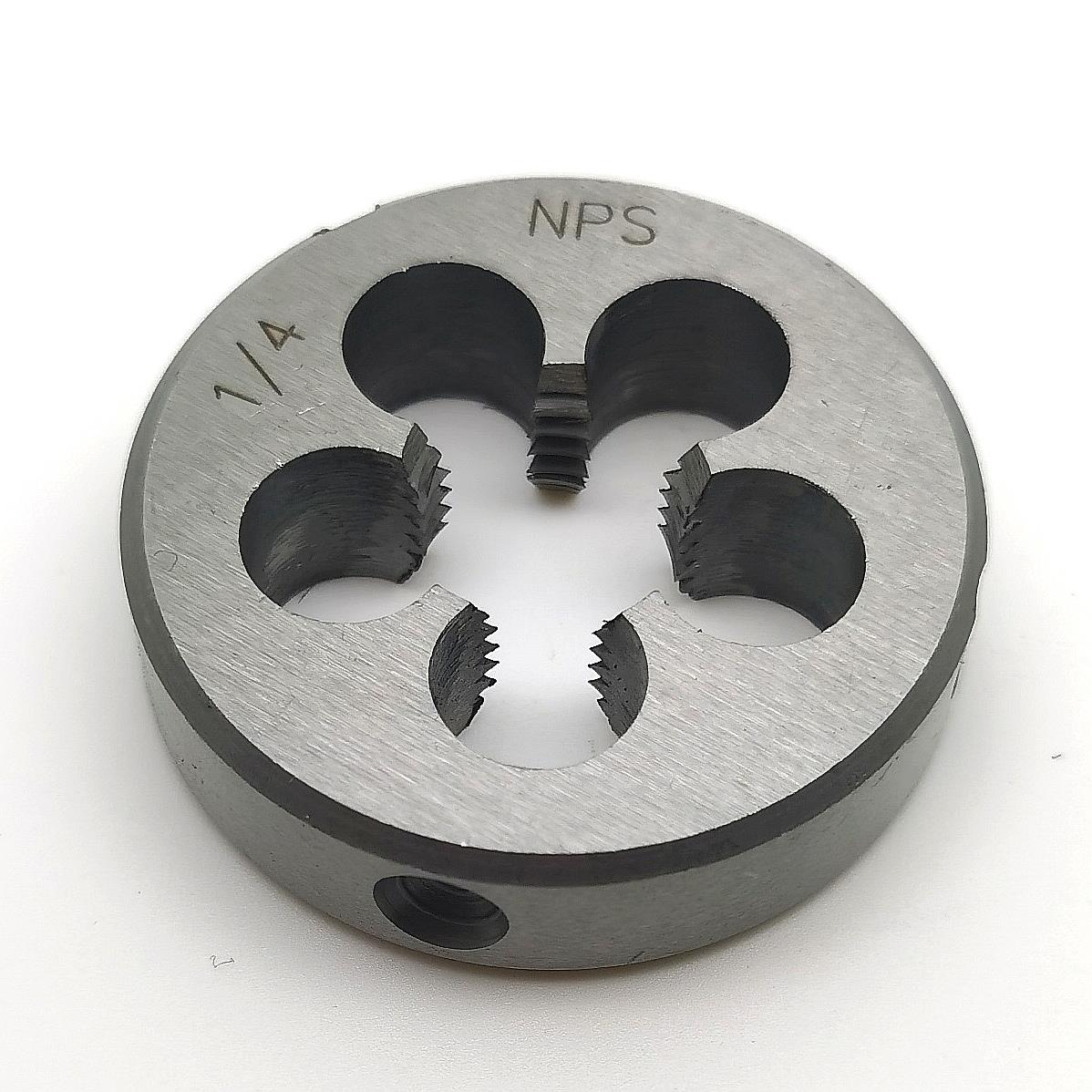 美制平行管螺纹圆板牙NPS1/16 1/8 1/4 3/8 1/2 3/4 1“寸2寸NPSM