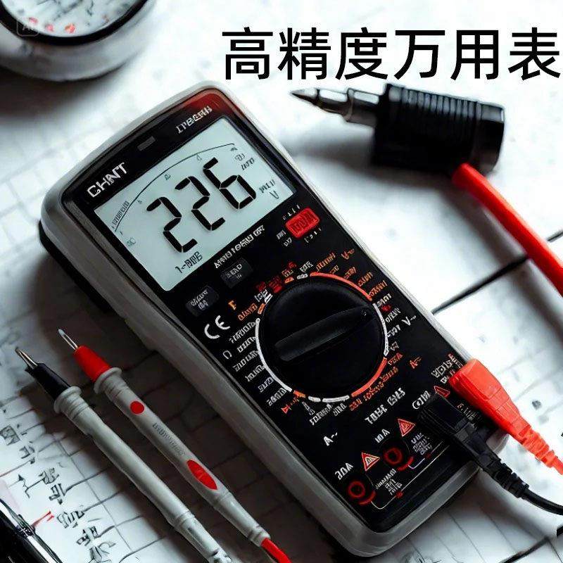 正泰语音万用电表数字高精度智能防烧家电维修电工专用万能表多功