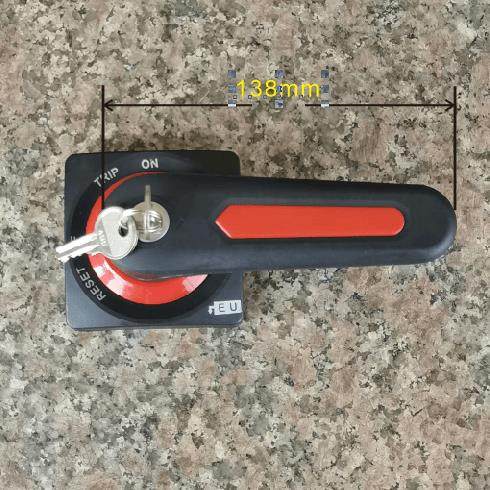 定制双电源手动带锁旋转操作手柄100A250A空气开关柜外把手HZK3DS