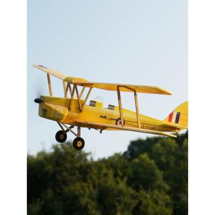 Minimumrc虎蛾4通道双翼多协议遥控固定翼图像实机模型