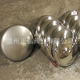 304不锈钢管帽 Φ168*1.5卫生级抛光封头 内外镜面压力容器封头