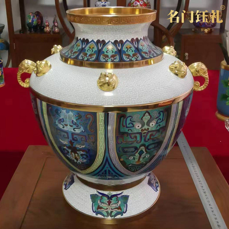 名门钰礼景泰蓝青铜垒珐琅器