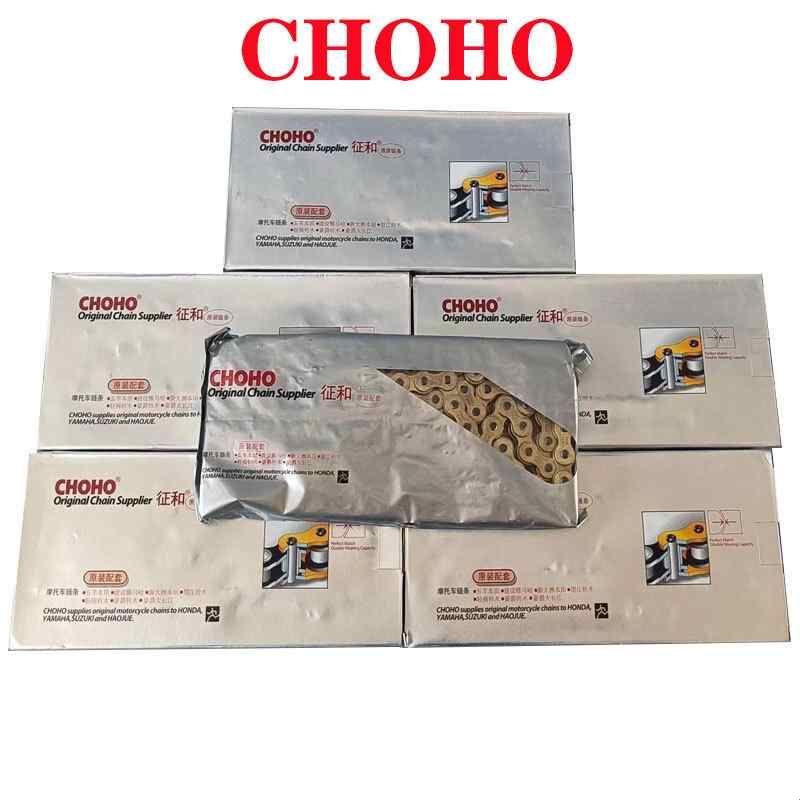 摩托车征和链条428 520H加厚金色链条原装征和油封链条加强链条图片