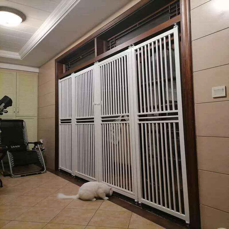 防猫门栏猫咪拦宠物围栏狗狗栅栏护栏隔离栏杆挡板神器跳室内笼子图片