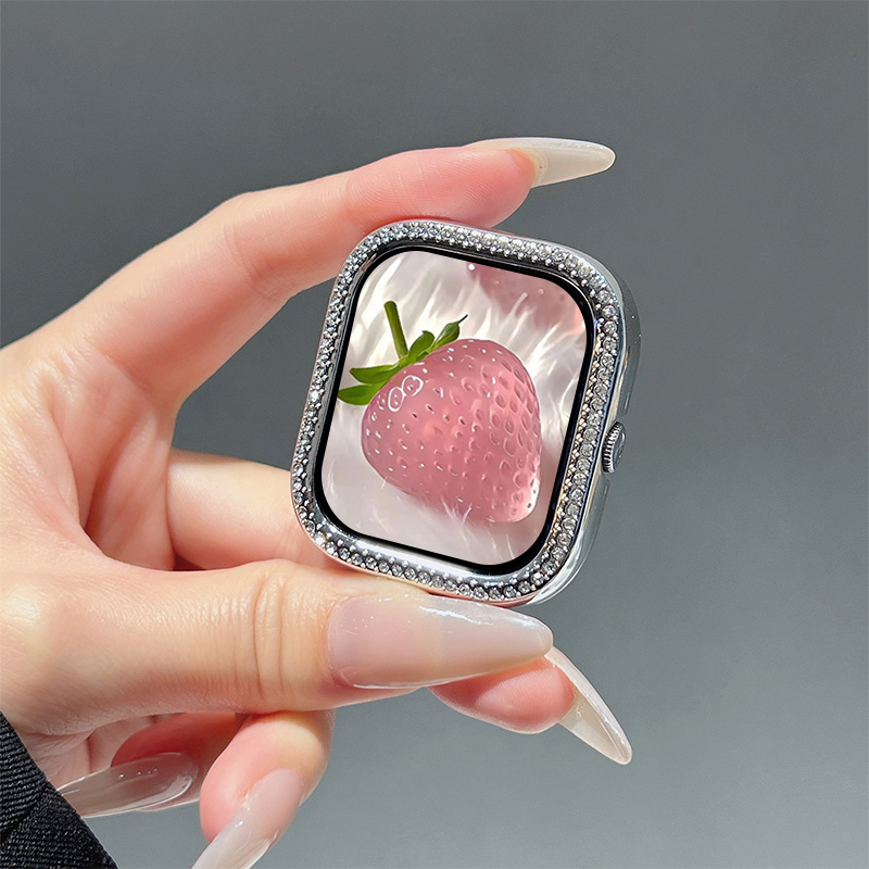 适用于红米watch6手表5保护壳仿镶钻壳Redmi watch5/4半包保护套代仿钻防刮表壳表套小米智能手表五六高级感