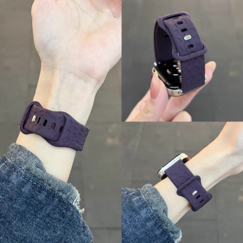 适用红米watch6小米手环10Pro表带redmiwatch6新款猫爪纹硅胶腕带8/9pro硅胶redmi女款创意透气防水汗夏表链