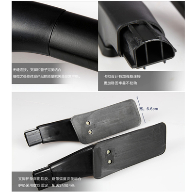 江铃域虎5/7/9行李架 铝合金汽车车顶旅行架 免打孔竖杆改装专用