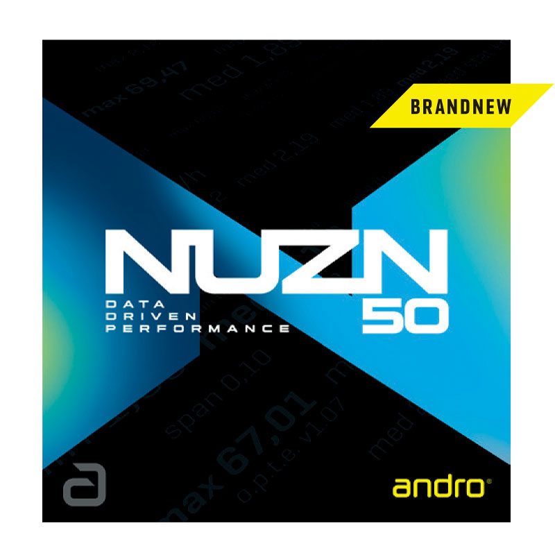 Andro岸度乒乓球胶皮球拍反胶套胶高承睿NUZN蓝N55紫N50